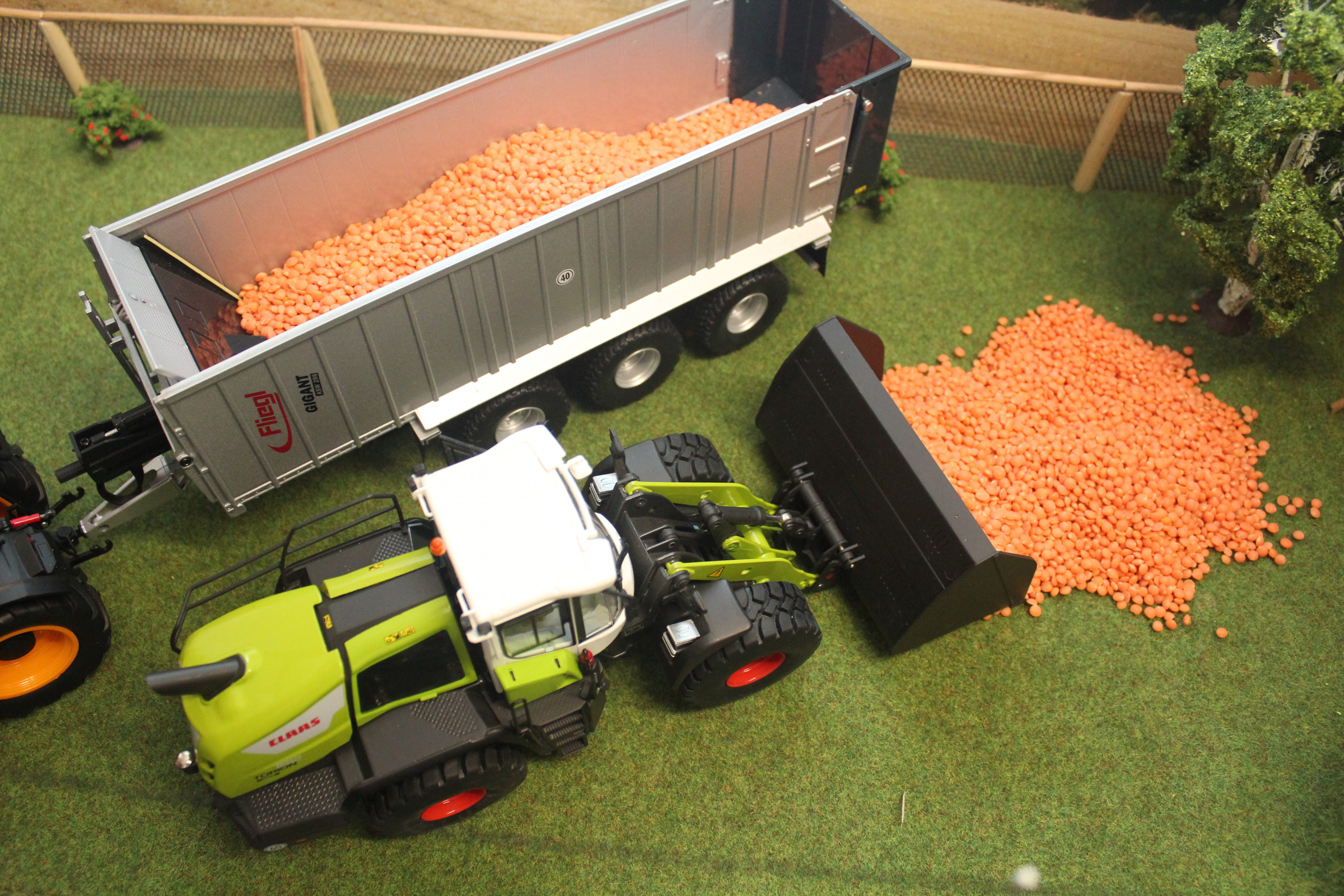 CLAAS Torino beim Beladen
