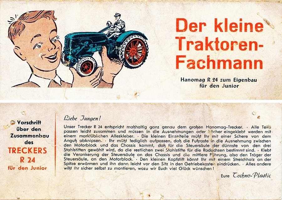 Anleitung zum Techno-Plastic Hanomag