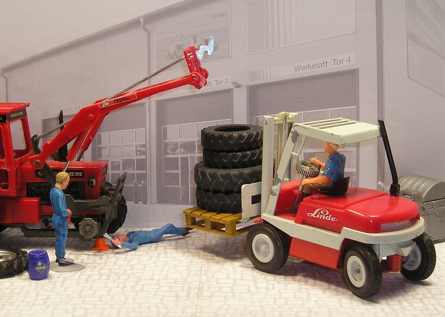 In der Werkstatt: Linde H40 von GAMA