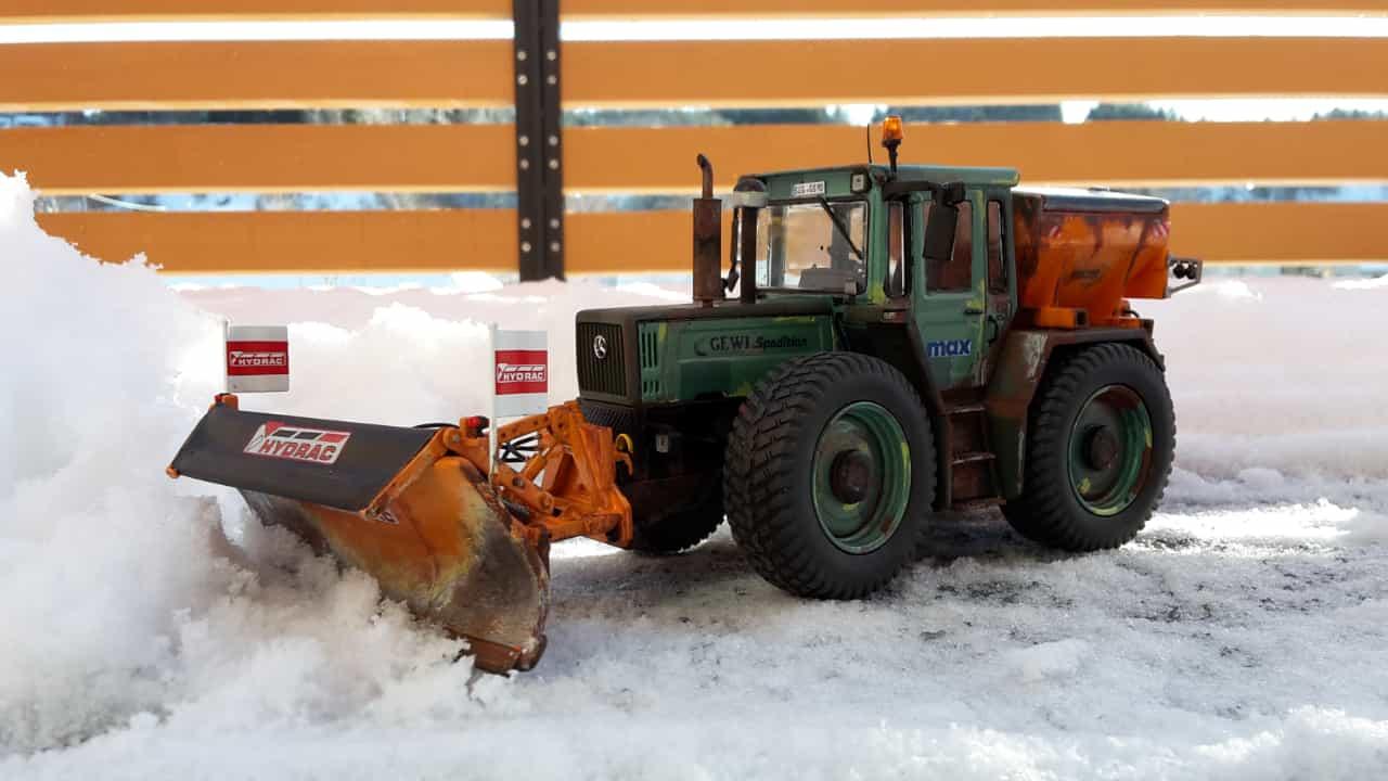 MB Trac 443 Winterdienst