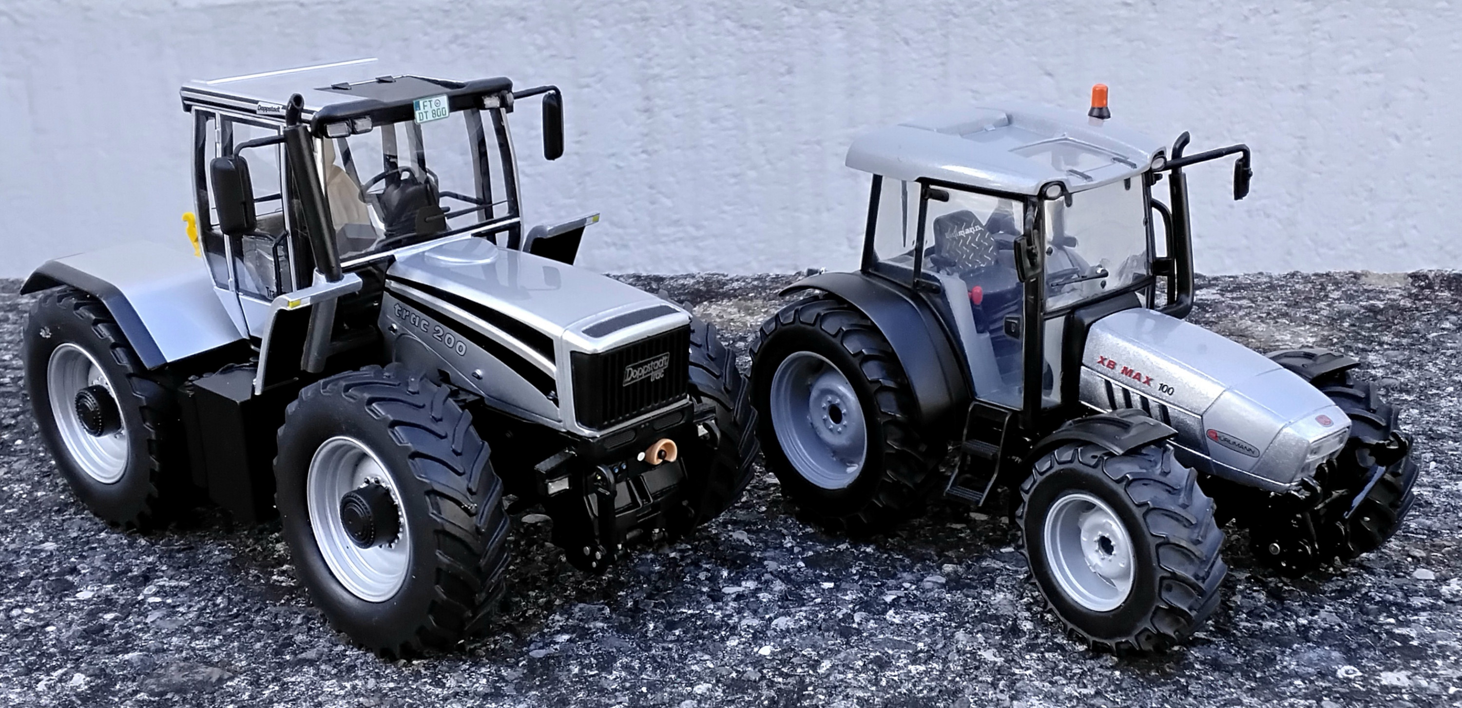 Hürlimann XB MAX 100 und Doppstadt TRAC 200