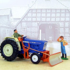 Ford 6600 mit Planierschild von Britains