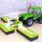 Deutz Intrac 2003 von Hausser mit Claas Großflächenmäher von Siku II