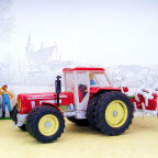 Schlüter Super 1250 VL von Siku mit Grubber von Britains I