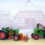 Fendt Dieselross F28 von Siku mit Planierschild