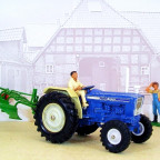 Ford 6600 von Britains mit klassischem Beetpflug von Siku