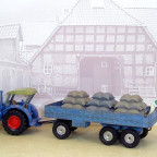 Lanz Bulldog (China) mit Anhänger von Märklin I