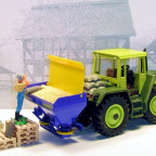 MB-trac 1800 mit Bogballe EXW Trend Düngerstreuer von Siku