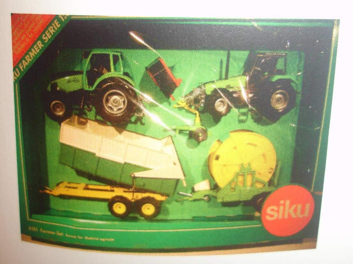 Siku Super 1:87 Traktor mit Bewasserungshaspel 